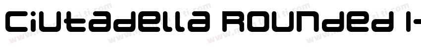 Ciutadella Rounded I字体转换